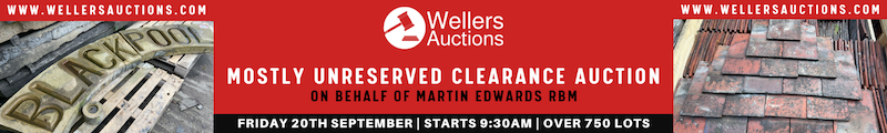 Mostly Unreserved Clearance Auction on Behalf of Martin Edwards Reclaimed Building Materials -  Friday 20th September