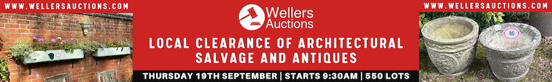 Wellers Auctions - Local Clearance of Architectural Salvage and Antiques - Thursday 19th September 